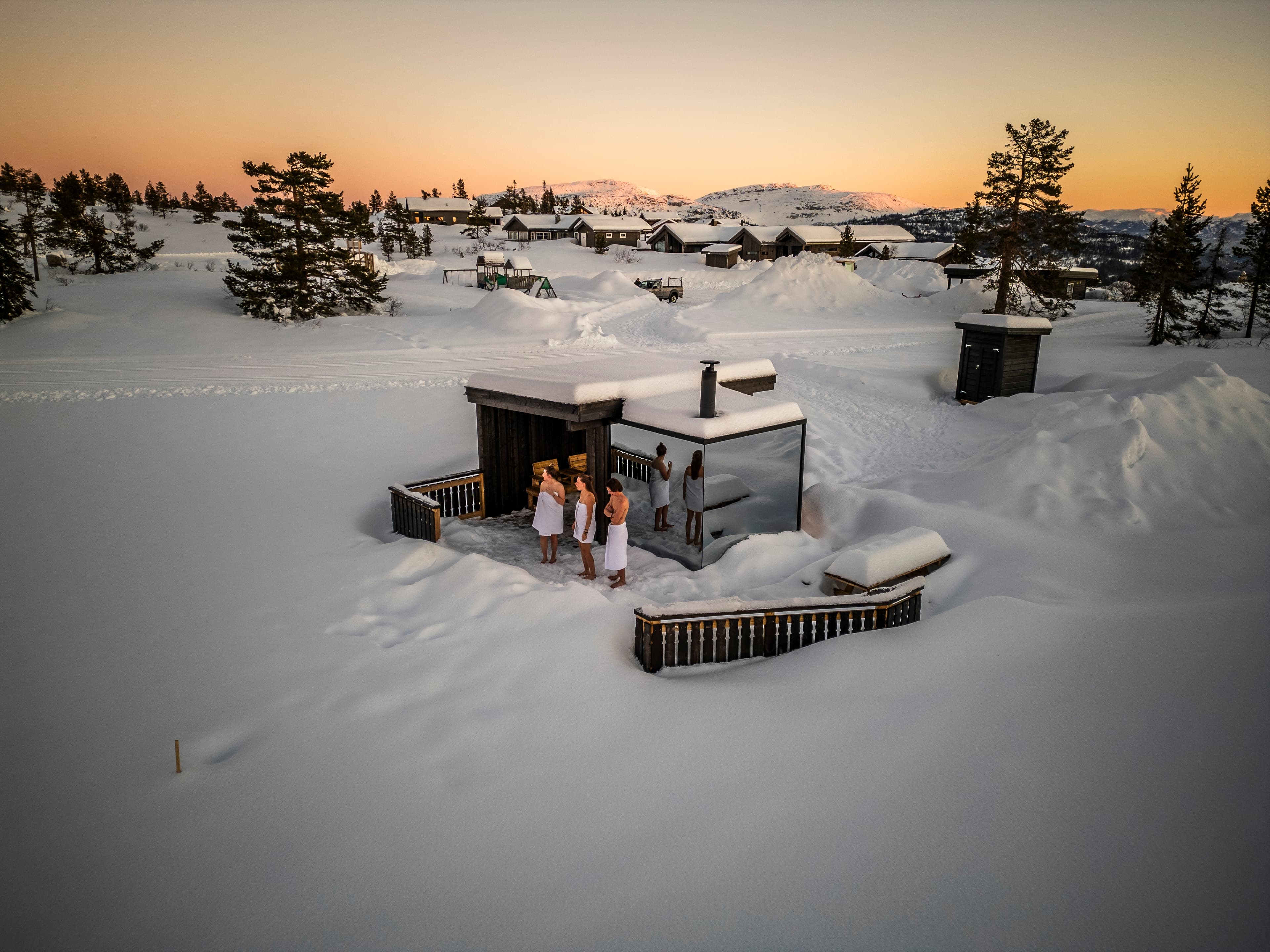 Sauna panorama photo